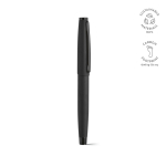 Penna a sfera in acciaio inossidabile riciclato con finitura laccata e inchiostro nero color nero