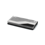 Powerbank in plastica riciclata con display LED 10.000 mAh color nero