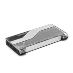 Powerbank in plastica riciclata con display LED 10.000 mAh color nero seconda vista