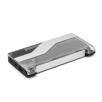 Powerbank in plastica riciclata con display LED 10.000 mAh color nero vista posteriore
