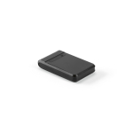 Power bank in plastica riciclata con ricarica rapida 6.000 mAh color nero