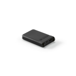 Power bank in plastica riciclata con ricarica rapida 6.000 mAh color nero seconda vista