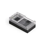 Power bank in plastica riciclata con display LED 20.000 mAh color nero terza vista