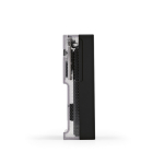 Power bank in plastica riciclata con display LED 20.000 mAh color nero quinta vista