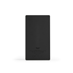 Power bank in plastica riciclata con display LED 20.000 mAh color nero vista posteriore