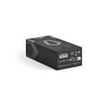 Power bank in plastica riciclata con display LED 20.000 mAh color nero terza vista