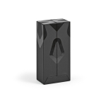 Power bank in plastica riciclata con display LED 20.000 mAh color nero quarta vista