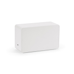 Altoparlante wireless in plastica riciclata con schermo LCD 15W color bianco seconda vista