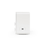 Altoparlante wireless in plastica riciclata con schermo LCD 15W color bianco terza vista