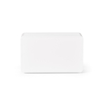 Altoparlante wireless in plastica riciclata con schermo LCD 15W color bianco vista posteriore