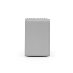 Altoparlante wireless in plastica riciclata con schermo LCD 15W color argento quarta vista