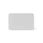 Altoparlante wireless in plastica riciclata con schermo LCD 15W color argento vista posteriore