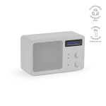 Altoparlante wireless in plastica riciclata con schermo LCD 15W color argento
