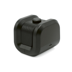 Altoparlante portatile in plastica riciclata con bassi intensi 5W color nero