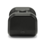 Altoparlante portatile in plastica riciclata con bassi intensi 5W color nero vista frontale
