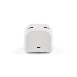 Altoparlante portatile in plastica riciclata con bassi intensi 5W color bianco terza vista