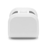 Altoparlante portatile in plastica riciclata con bassi intensi 5W color bianco vista posteriore