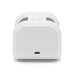 Altoparlante portatile in plastica riciclata con bassi intensi 5W color bianco vista frontale