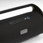 Altoparlante wireless impermeabile in plastica riciclata 40W color nero seconda vista