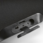 Altoparlante wireless impermeabile in plastica riciclata 40W color nero terza vista