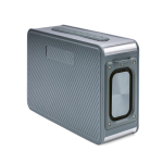 Altoparlante wireless in plastica riciclata con portata di 15 m e 80W color argento vista posteriore