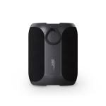 Altoparlante wireless in plastica riciclata con protezione IPX6 30W color nero vista frontale