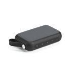 Altoparlante wireless in plastica riciclata con griglie rimovibili 10W color nero terza vista