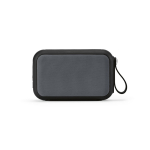 Altoparlante wireless in plastica riciclata con griglie rimovibili 10W color nero vista frontale