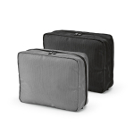 Beauty case organizer da viaggio in poliestere riciclato con gancio 4,5L
