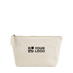 Necessaire in cotone riciclato 320 g/m² con chiusura a cerniera 2,1 L vista principale