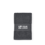 Asciugamano con logo 30 x 50 cm in cotone riciclato 370 g/m² vista principale