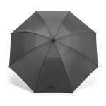 Ombrello pieghevole reversibile automatico in plastica riciclata ø101,5 color grigio scuro vista frontale