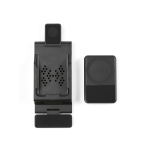 Caricatore wireless 3 in 1 con batteria MagSafe 5.000 mAh color nero terza vista