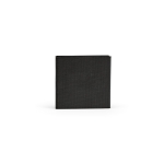 Caricatore wireless ecologico a fascia con 3 livelli di potenza color nero vista frontale