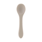 Cucchiaio per bambini in silicone personalizzabile color beige seconda vista
