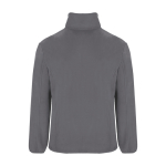 Pile da uomo con collo alto in poliestere 300 g/m² Roly color grigio topo seconda vista posteriore