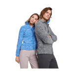 Pile da uomo con collo alto in poliestere 300 g/m² Roly color grigio topo immagine stile di vita 2