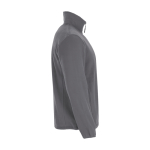 Pile da uomo con collo alto in poliestere 300 g/m² Roly color grigio topo seconda vista con laterale