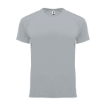 T-shirt tecnica da uomo in 100% poliestere da 135 g/m² Roly color grigio