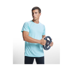 T-shirt tecnica da uomo in 100% poliestere da 135 g/m² Roly color grigio immagine stile di vita