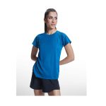 T-shirt tecnica da donna in 100% poliestere da 135 g/m² Roly color grigio immagine stile di vita