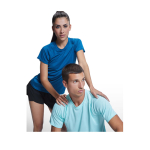 T-shirt tecnica da donna in 100% poliestere da 135 g/m² Roly color grigio immagine stile di vita 2