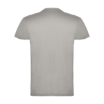 Maglietta a maniche corte da uomo in 100% cotone 155 g/m² Roly Beagle color grigio seconda vista posteriore