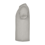 Maglietta a maniche corte da uomo in 100% cotone 155 g/m² Roly Beagle color grigio vista laterale