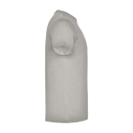 Maglietta a maniche corte da uomo in 100% cotone 155 g/m² Roly Beagle color grigio seconda vista con laterale
