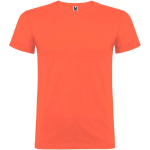 Maglietta a maniche corte da uomo in 100% cotone 155 g/m² Roly Beagle color arancione pastello