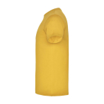 Maglietta a maniche corte da uomo in 100% cotone 155 g/m² Roly Beagle color giallo scuro vista laterale