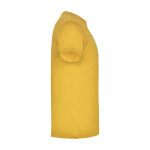 Maglietta a maniche corte da uomo in 100% cotone 155 g/m² Roly Beagle color giallo scuro seconda vista con laterale