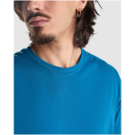Maglietta a maniche corte da uomo in 100% cotone 155 g/m² Roly Beagle color azzurro pastello vista dettaglio 1