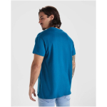 Maglietta a maniche corte da uomo in 100% cotone 155 g/m² Roly Beagle color azzurro pastello immagine stile di vita 2